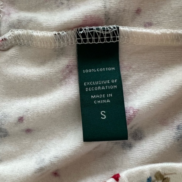 ❌SOLD❌ 🌸LAUREN RALPH LAUREN 100% cotton floral print pajama set | SMALL - Picture 8 of 15